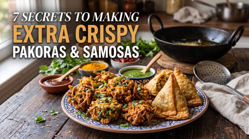 7 Secrets to Making Extra Crispy Pakoras and Samosas
