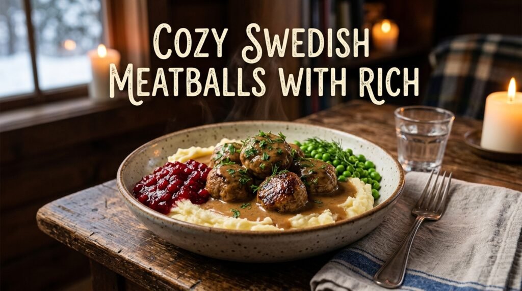 Cozy Swedish Meatballs with Rich